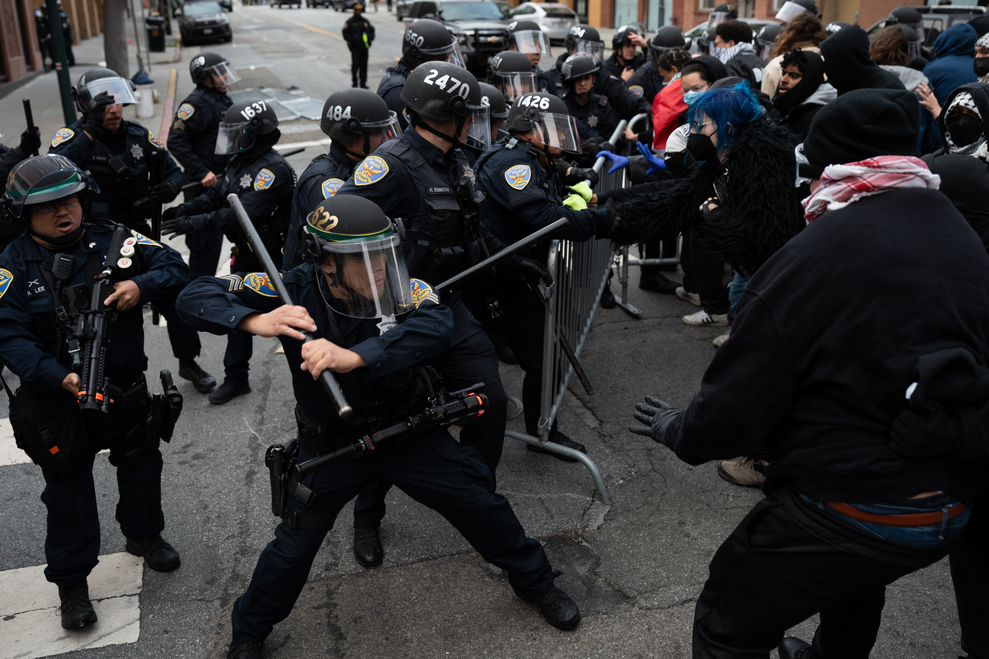 60 Arrested as SF Protesters Denounce ICE Raids and Trump’s National Guard Deployment to LA
